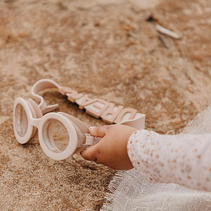 Очки для дайвинга Mrs. Ertha "Googlies Soft Blush Dream", персиковая пудра